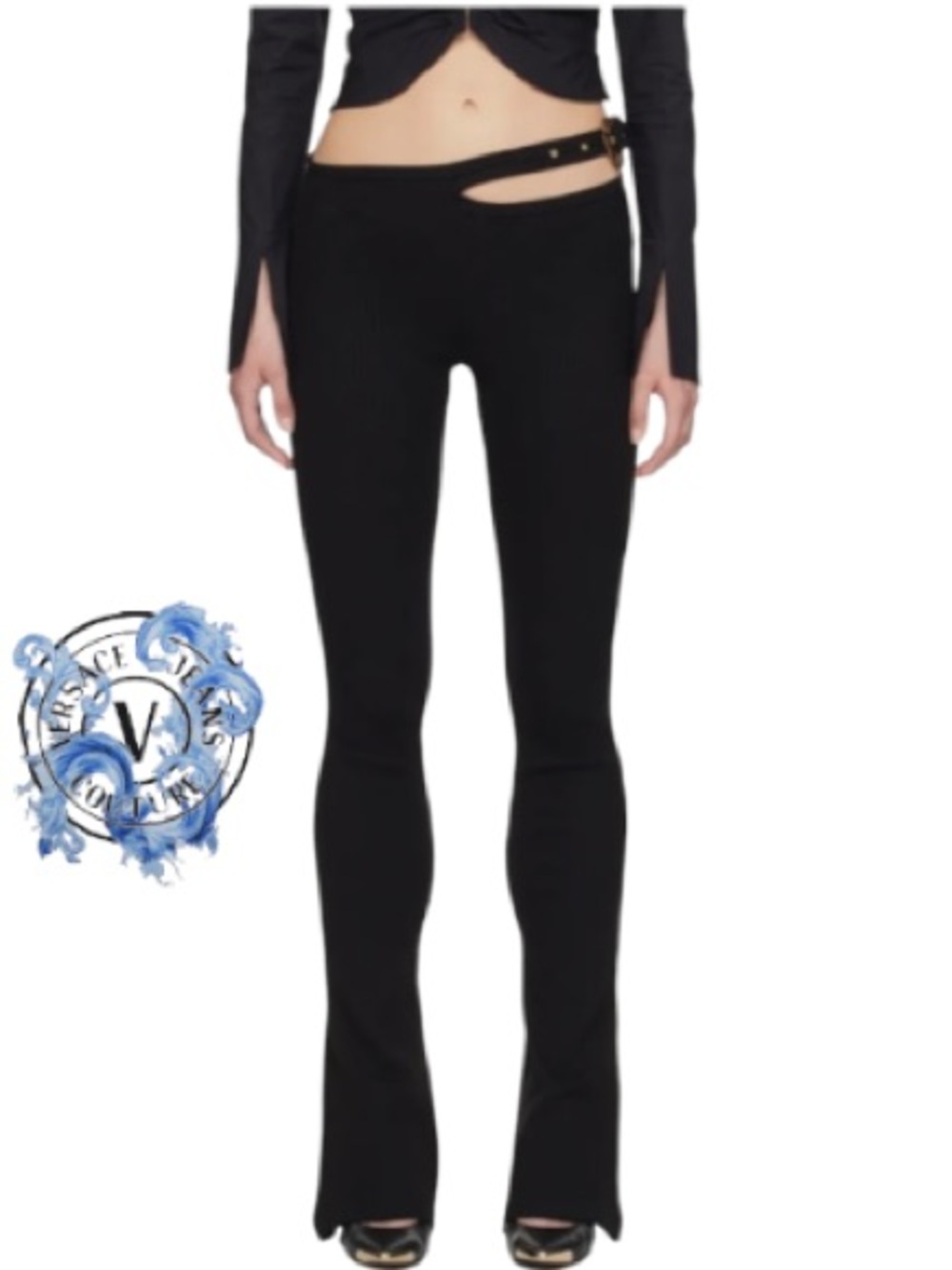 Versace Jeans Couture Flare Costina Collection Ribana Leggings